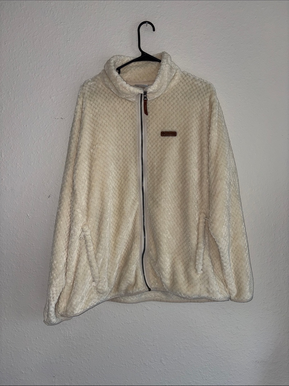 Columbia Cream Faux-Sherpa Jacket